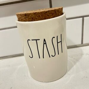 Rae Dunn STASH jar or bank